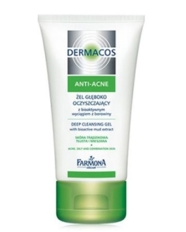 Farmona Gel pentru curățarea profundă a tenului Dermacos Anti- Acne, 150 ml