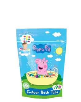 Peppa Pig Pastile colorate pentru baie Colour Bath Tabs, 9 x 16 g