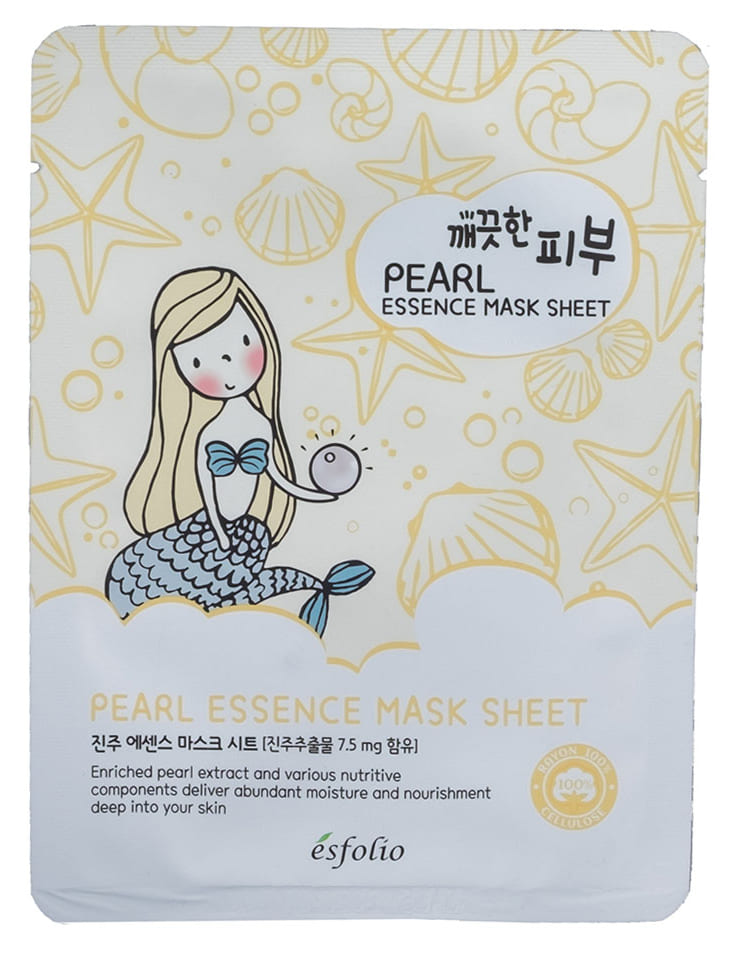 Esfolio Тканевая маска для лица Pure Skin Pearl, 1 шт