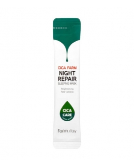 FarmStay Mască de noapte revitalizantă Cica Farm Night Repair, 4 ml