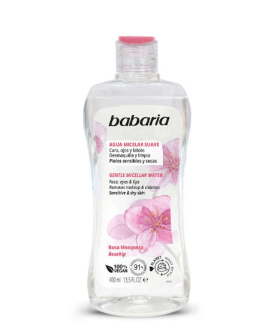 Babaria Apă micelară pentru demachiere Gentle Rosehip, 400 ml