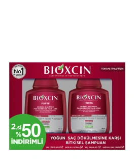 BIOXCIN Set de șampoane Forte Herbal For Intensive Hair Loss, 2 buc x 300 ml