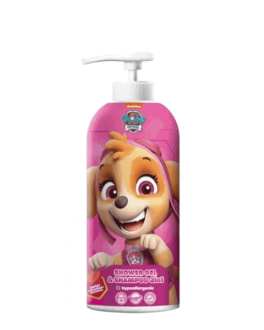 Paw Patrol Șampon-gel de duș Skye 2 in 1, 1000 ml
