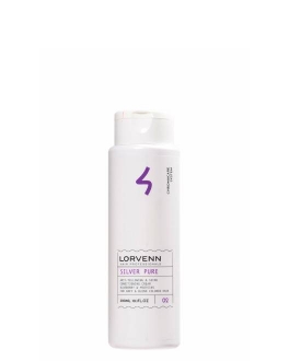 LORVENN Кондиционер для обесцвеченных и мелированных волос Silver Pure, 300 мл