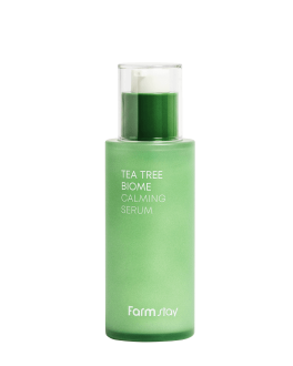 FarmStay Ser calmant cu arbore de ceai Tea Tree Biome Calming Serum, 50 ml
