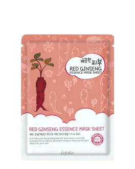 Esfolio Mască din țesătură Pure Skin Red Ginseng Essence Mask Sheet, 1 buc