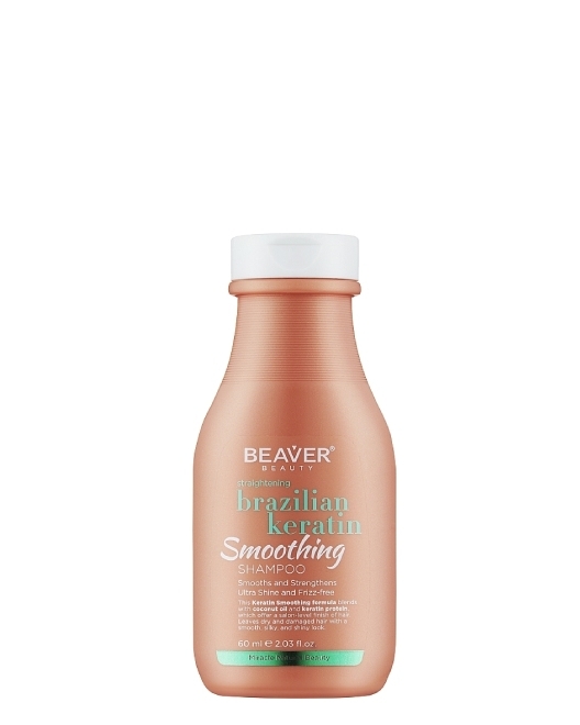 BEAVER Шампунь для эластичности волос Brazilian Keratin
