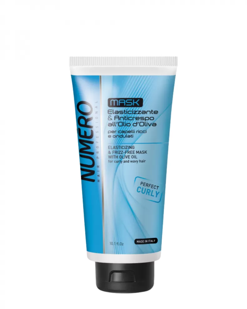 Brelil Mască pentru păr creț cu ulei de măsline Numero Elasticizing Mask