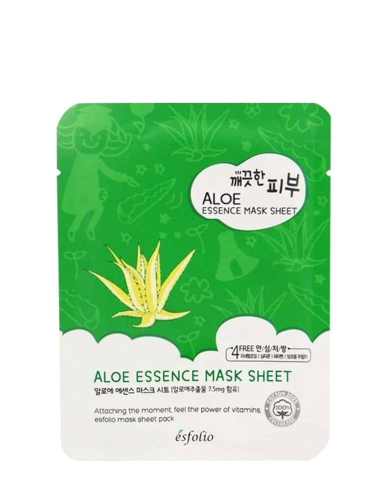 Esfolio Mască din țesătură pentru față Pure Skin Aloe, 1 buc