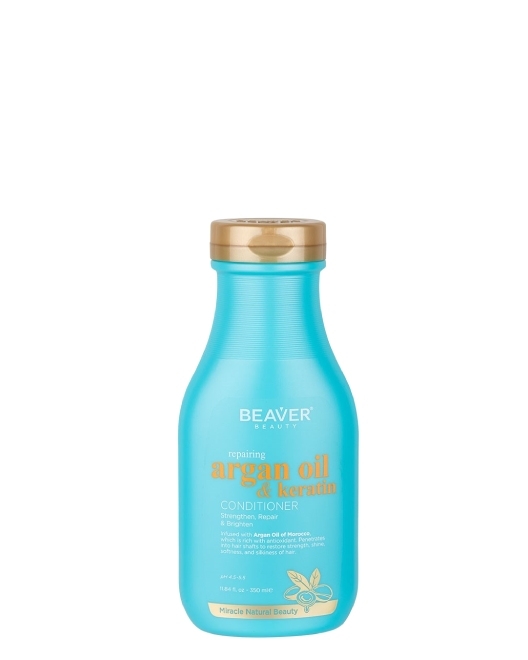 BEAVER Восстанавливающий кондиционер для волос Argan Oil and Keratin