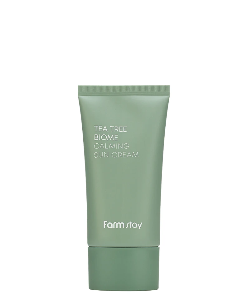 FarmStay Солнцезащитный крем Tea Tree Biome SPF 50+ PA++++, 50 г