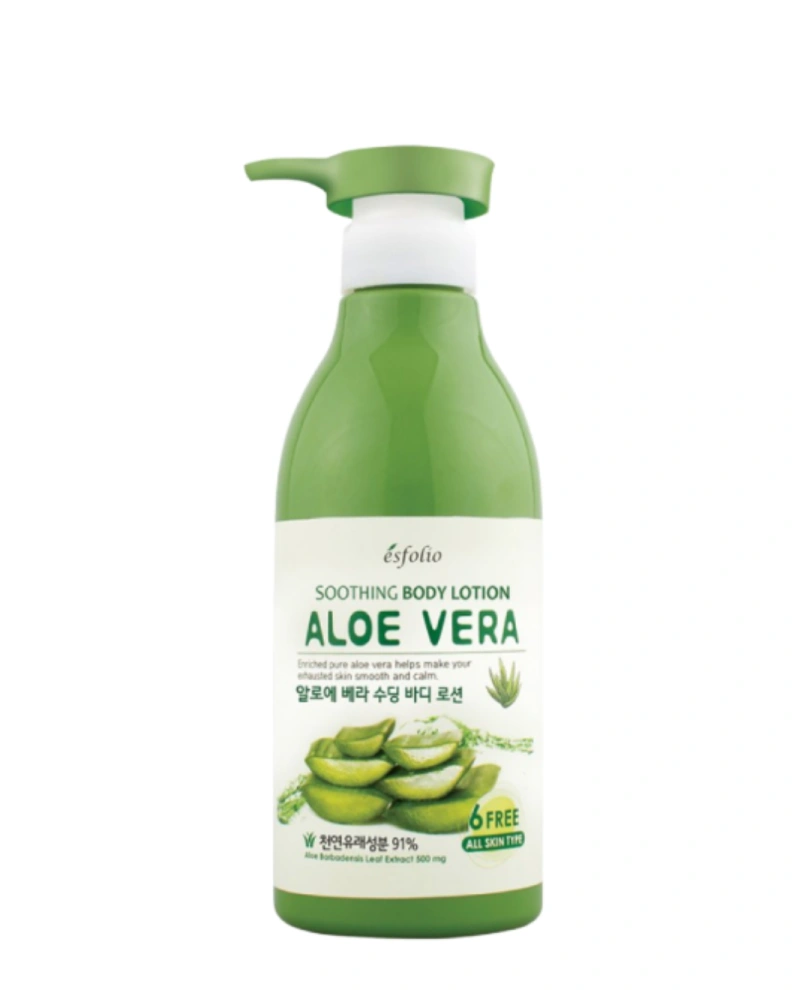 Esfolio Loțiune pentru corp Aloe Vera Soothing, 500 ml
