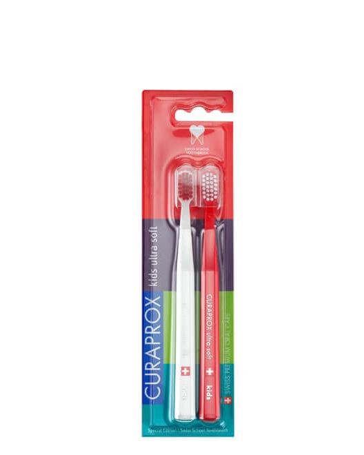 CURAPROX Набор зубных щeток Ultra Soft Kids, 2 шт