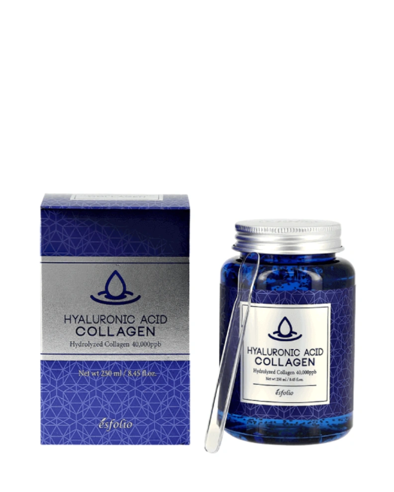 Esfolio Ser-fiolă hidratantă Hyaluronic Acid Collagen, 250 ml
