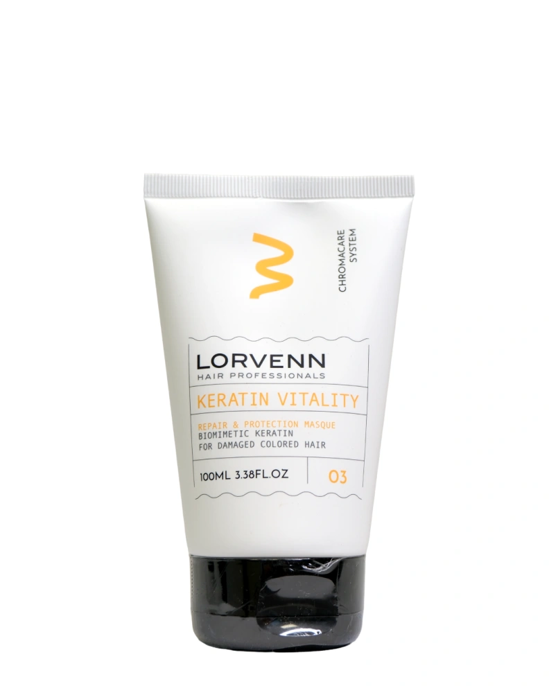 LORVENN Восстанавливающая маска для волос Keratin Vitality Mask, 100 мл