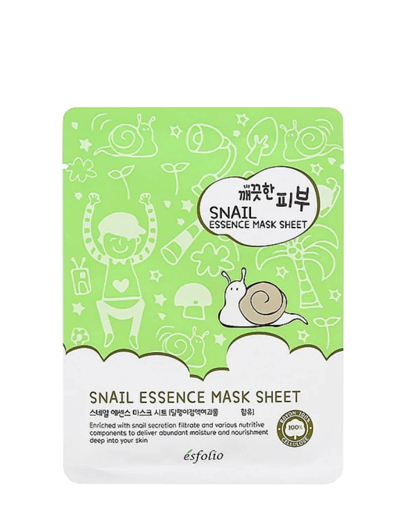 Esfolio Mască revitalizantă din țesătură pentru față Pure Skin Snail, 1 buc
