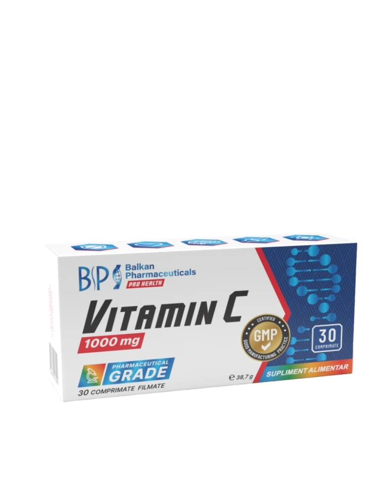 Balkan Pharmaceuticals Supliment alimentar Vitamin C, 30 caps