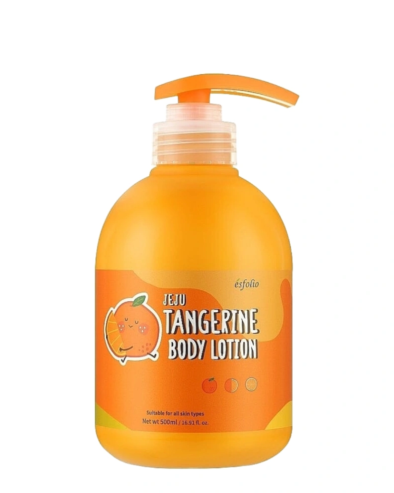 Esfolio Loțiune de corp hrănitoare cu extract de mandarina Jeju Tangerine, 500 ml