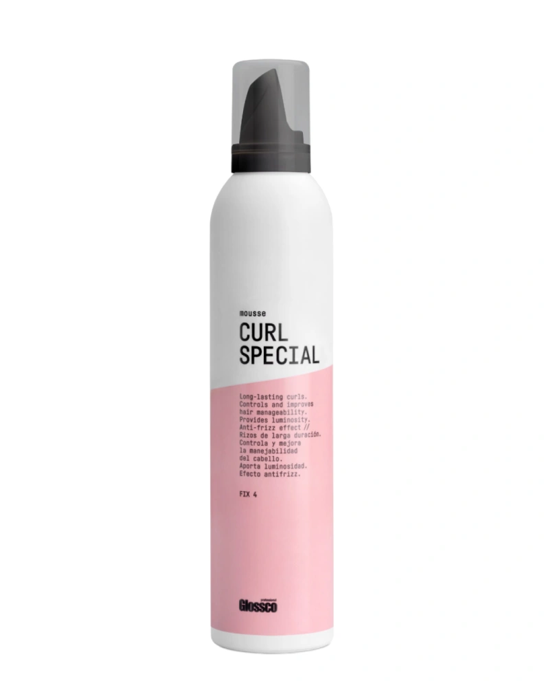 Glossco Spumă pentru coafarea părului creț Curl Special Mousse, 300 ml