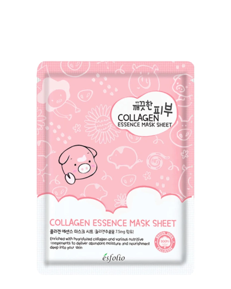 Esfolio Mască din țesătură pentru față Pure Skin Colagen, 1 buc