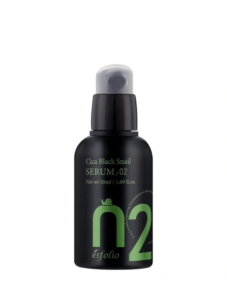 Esfolio Ser pentru față Cica Black Snail, 50 ml