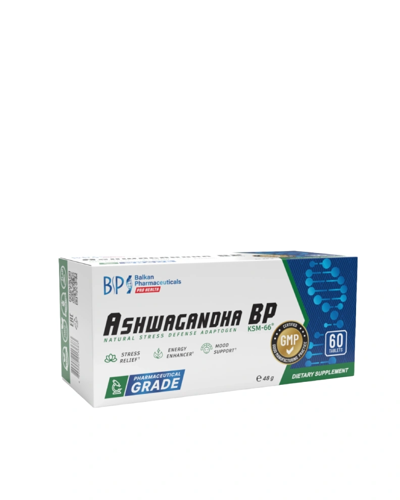 Balkan Pharmaceuticals Supliment alimentar Ashwagandha BP, 60 comp