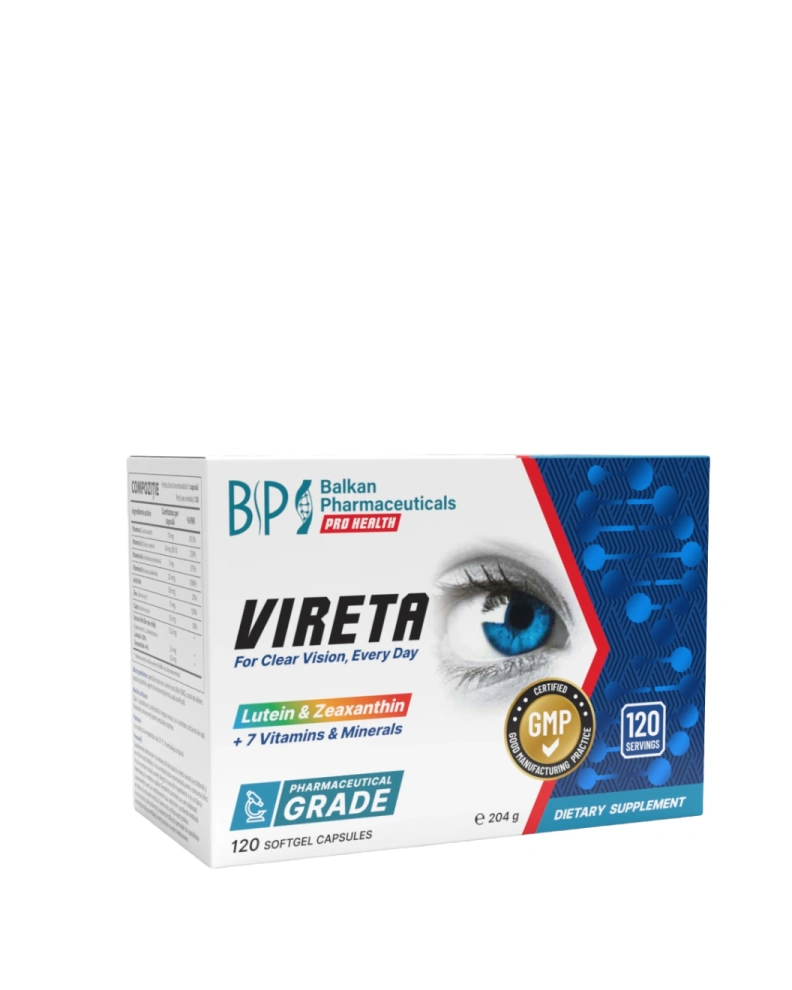 Balkan Pharmaceuticals Supliment alimentar Vireta, 120 caps