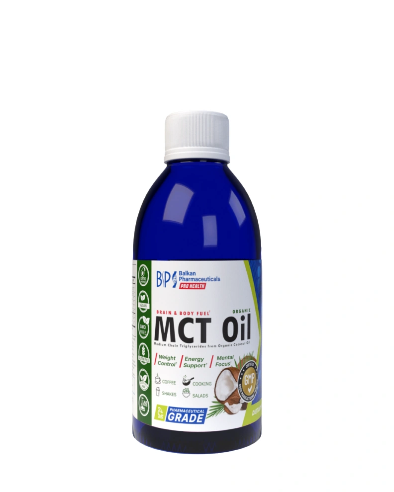 Balkan Pharmaceuticals Supliment alimentar MCT Oil, 500 ml