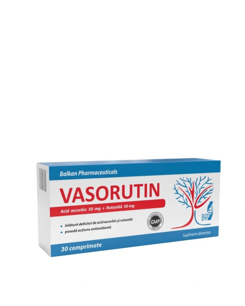 Balkan Pharmaceuticals Supliment alimentar Vasorutin, 30 comp