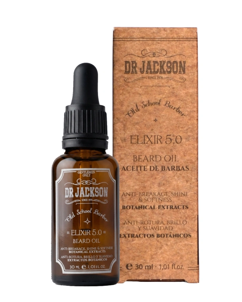 Dr. Jackson Ulei pentru barbă și mustață Elixir 5.0, 30 ml