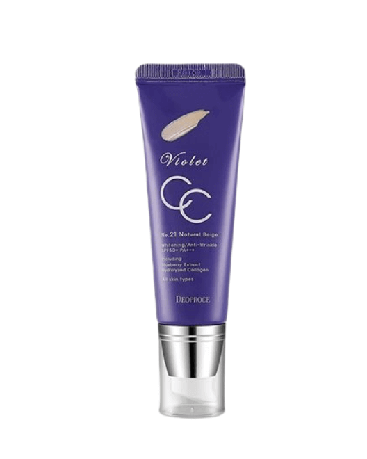 Deoproce СС крем для лица Violet CC SPF 50+ PA+++, 50 г