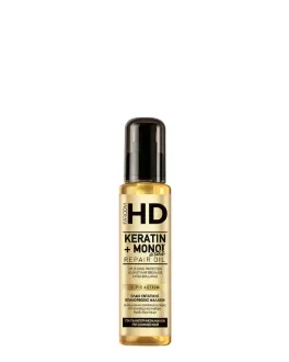 Farcom Ulei-spray pentru păr deteriorat HD Keratin and Monoi de Tahiti, 100 ml