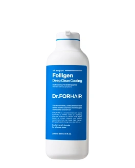 Dr.FORHAIR Глубоко очищающий шампунь для волос Folligen Deep Clean Cooling, 300 мл