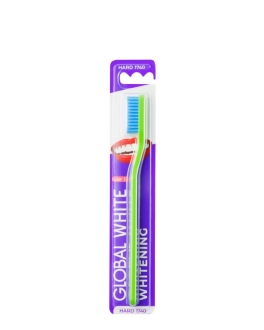 GLOBAL WHITE Periuță de dinți cu duritate ridicată Hard Whitening