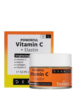 Farmona Cremă hidratantă pentru față Dermiss Powerful Vitamin C + Elastin, 50 ml
