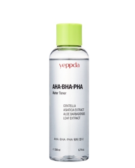 Yeppda Toner renegerator pentru față AHA-BHA-PHA, 200 ml