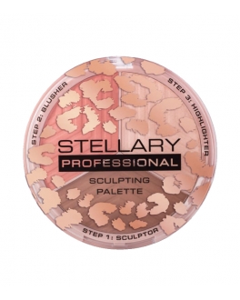Stellary Paleta pentru conturing Sculpting Palette 3 in 1, 11.4 g
