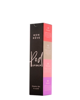 MON REVE Set de balsamuri de buze Pod Set, 4 x 5 gr
