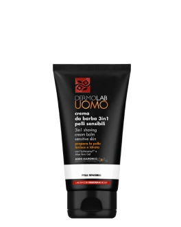 Dermolab Cremă-gel pentru ras Bioetyc UOMO 3 in 1 Sensitive Skin, 150 ml