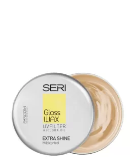 Farcom Воск для укладки волос средней фиксации Seri Gloss Wax, 100 мл