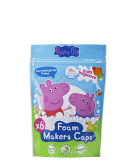 Peppa Pig Capsule pentru baie Foam Makers, 6 x 20 gr