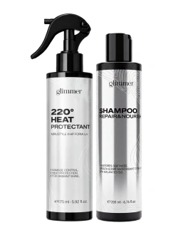 Glimmer Set de îngrijire a părului Heat Protection and Repair, 2 buc