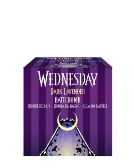 Wednesday Bombă de baie Dark Lavender, 165 g