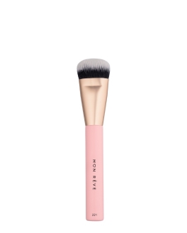 MON REVE Кисть для макияжа 221 Oval Foundation, 1 шт