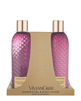 Vivian Gray Набор для тела Gemstone White Musc Ananas, 2 шт