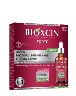 BIOXCIN Ser împotriva căderii părului Forte Serum, 3x50 ml