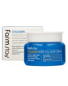 FarmStay Cremă hidratantă cu colagen Collagen Water Full Moist Cream, 100 ml