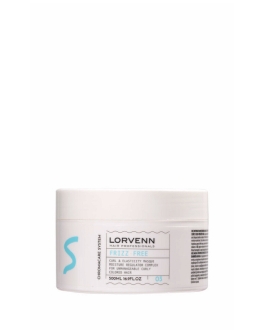 LORVENN Увлажняющая маска для волос Frizz Free Mask, 500 мл