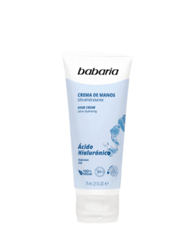 Babaria Cremă hidratantă pentru mâini Hyaluronic Acid, 75 ml