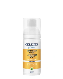 CELENES Fluid cu protecție solară Herbal SPF 50+ PA++++ Dry Touch, 50 ml